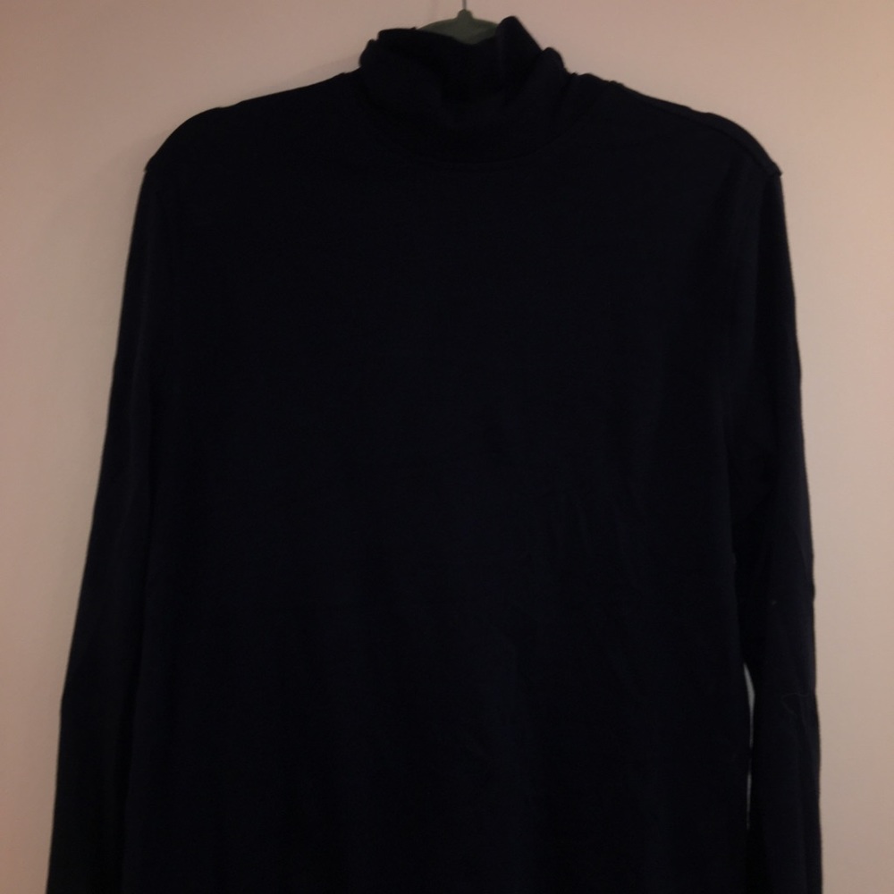 navy blue turtleneck